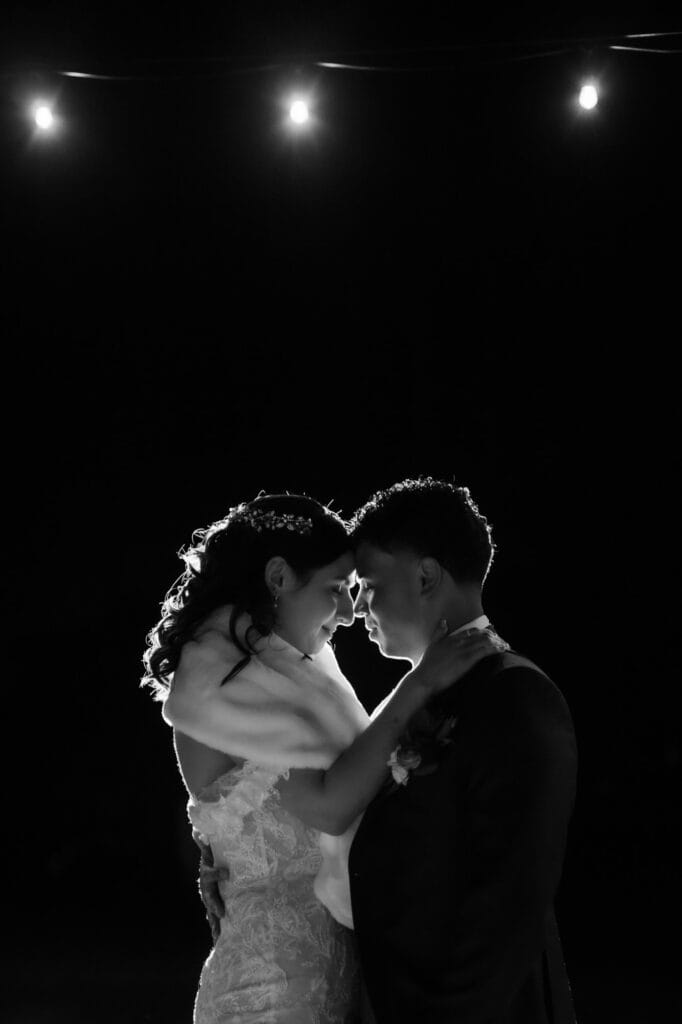 couple feeling the love black and white photo, orlando wedding photographer